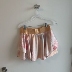 Lululemon Pink and Orange Women's Skirt Athletic